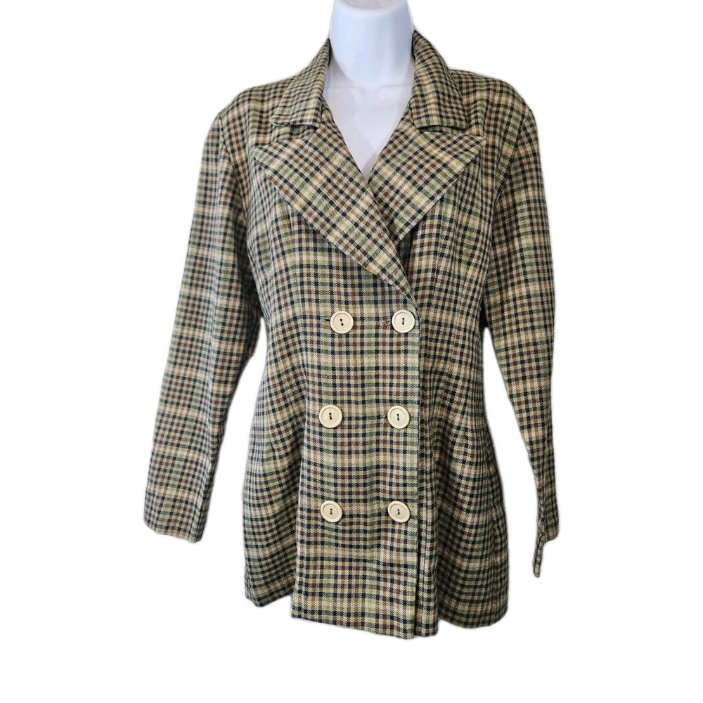 Vintage Alyn Paige Blazer Womens Neutral Academia 11/12 Grunge 70s Style READ